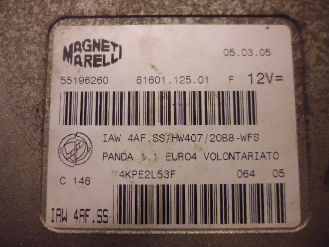 centralina motore Fiat Panda 169 IAW 4AF [ECM-4AF-PAN] : Casa Della  Centralina La prima azienda nata on-line in italia, Il Portale del  Meccatronico , per ogni guasto una soluzione